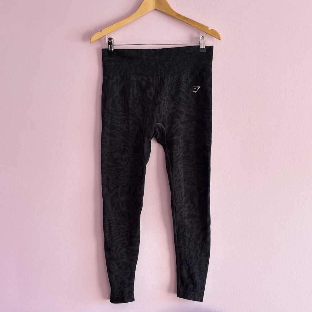 Gymshark Black Cheetah Leggings